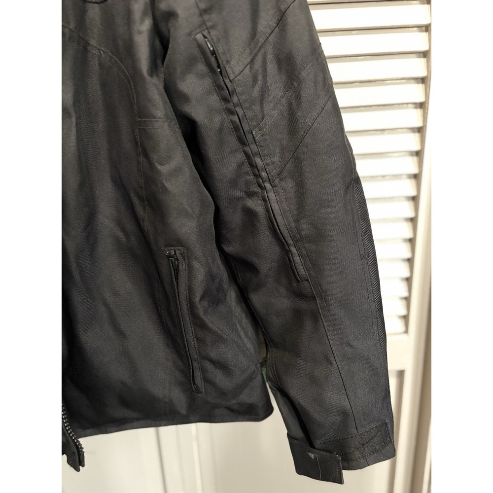 BiLT Motorcycle Armored Jacket Mens XL Black Biker BLW 42 Zip Up EUC 7/2019 - Picture 7 of 15